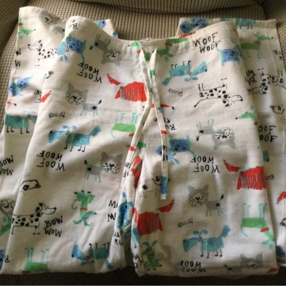 Clonhadas 100% Cotton Flannel Pajamas Set Dog Print - NEW! Size L - Picture 3 of 9